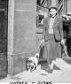 1945 (Est) - Probett, Bridget Colies Teresa (nee O'Brien) and dog 'Susan' in Inverness